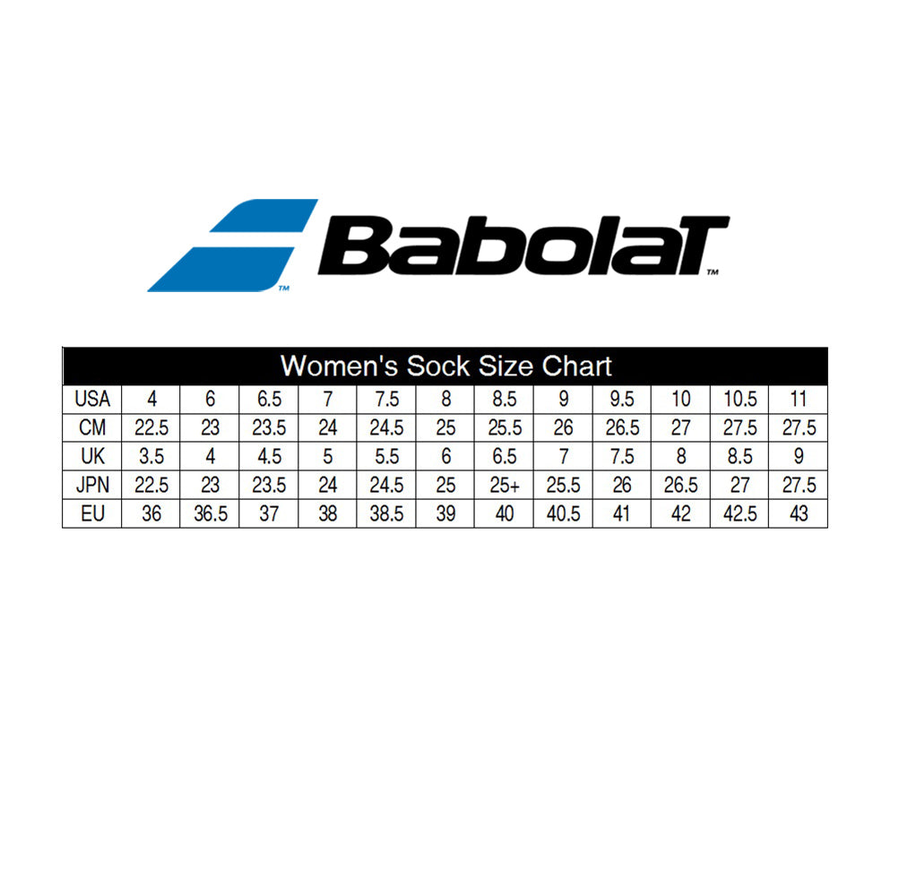 Babolat Women's Pro 360 Sock (White/Pink) - RacquetGuys.ca