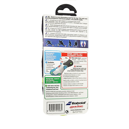 Babolat Women's Pro 360 Socks (White/Yellow) - RacquetGuys.ca