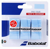 Babolat Pro Tour Overgrip 3 Pack (Blue) - RacquetGuys.ca