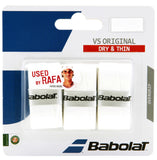 Babolat VS Original Overgrip 3 Pack (White) - RacquetGuys.ca
