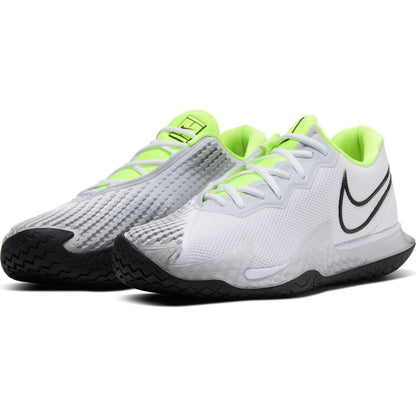 Nike Air Zoom Vapor Cage 4 Men's Tennis Shoe (White/Black/Green) - RacquetGuys.ca