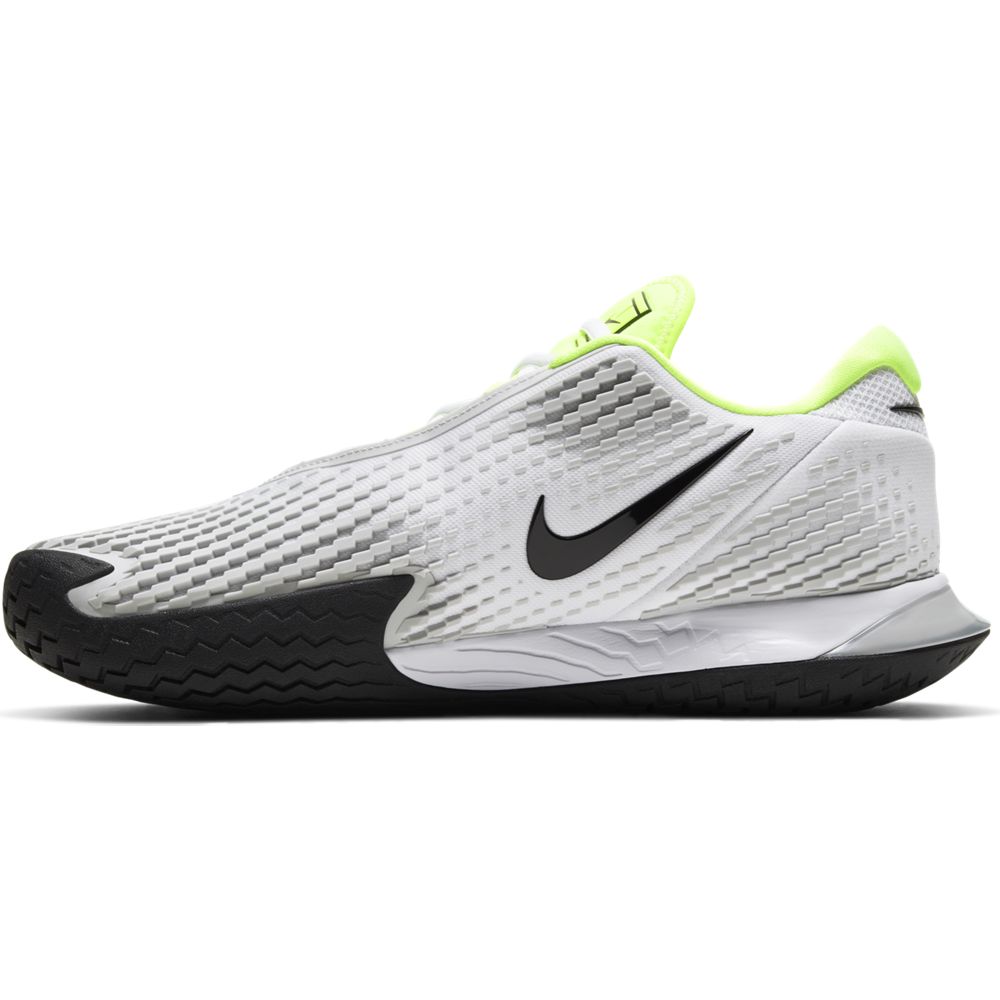 Nike Air Zoom Vapor Cage 4 Men's Tennis Shoe (White/Black/Green) - RacquetGuys.ca