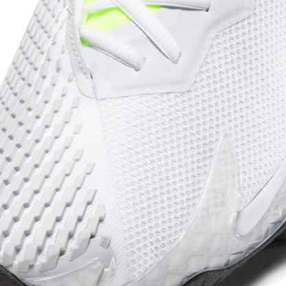 Nike Air Zoom Vapor Cage 4 Men's Tennis Shoe (White/Black/Green) - RacquetGuys.ca