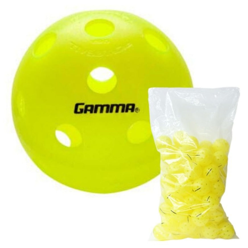 Gamma Photon Outdoor Pickleball Yellow (Pack of 60) - RacquetGuys.ca