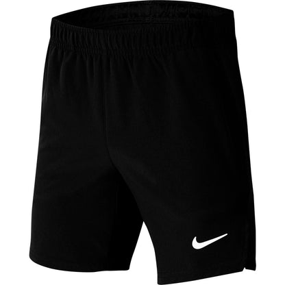 Nike Boy's Court Flex Ace Shorts (Black/White) - RacquetGuys.ca