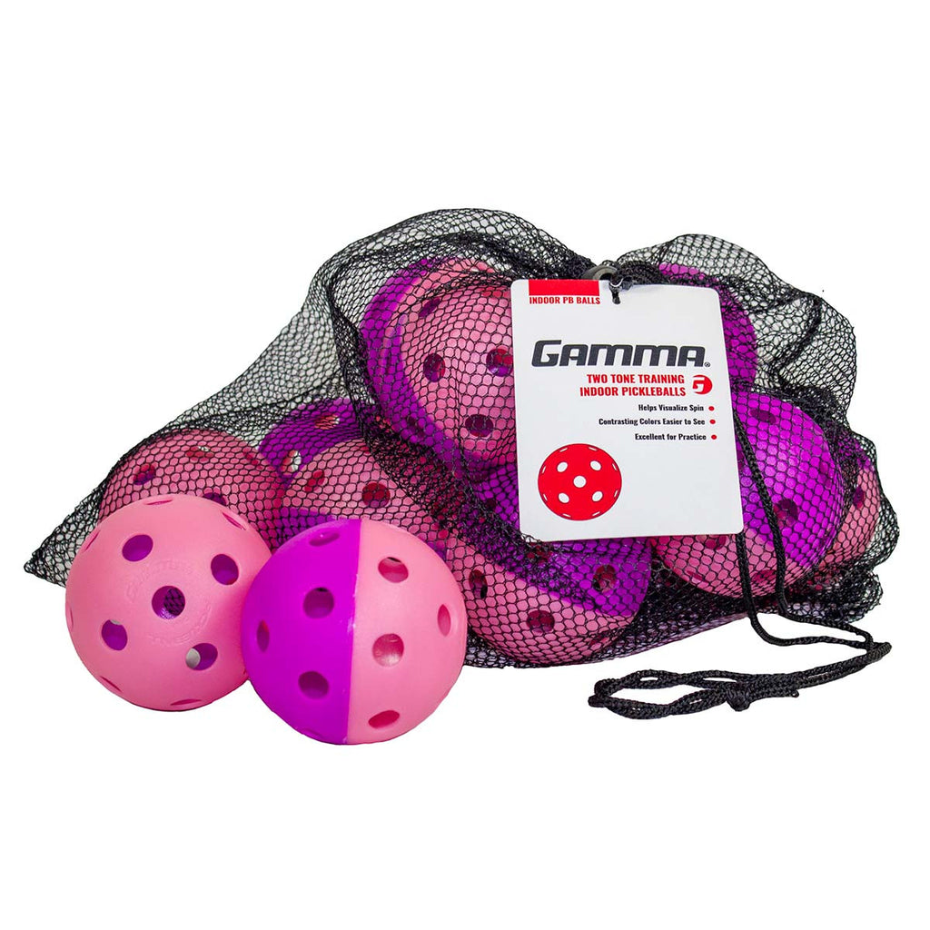 Gamma Indoor Training Pickleball Balls (Pack of 12) - RacquetGuys.ca