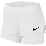 Nike Girls' Court Dri-Fit Flex Shorts (White)
