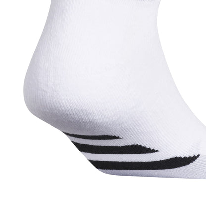 adidas Men's Cushioned Low-Cut Socks (White) - RacquetGuys.ca