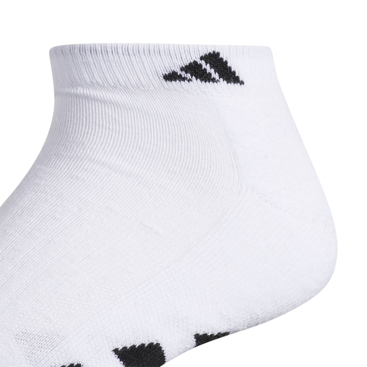 adidas Men's Cushioned Low-Cut Socks (White) - RacquetGuys.ca