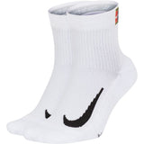 Nike Court Multiplier Max Socks 2 Pack (White)