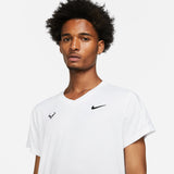 Nike Men's Rafa Dri-FIT Challenger Top (White/Black) - RacquetGuys.ca