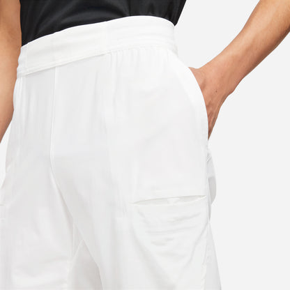 Nike Men's Dri-FIT Slam Shorts (White/Black) - RacquetGuys.ca