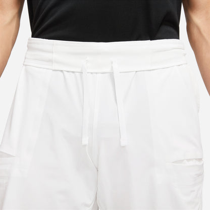 Nike Men's Dri-FIT Slam Shorts (White/Black) - RacquetGuys.ca