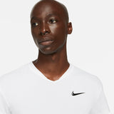 Nike Men's Dri-FIT Slam Top (White/Black) - RacquetGuys.ca
