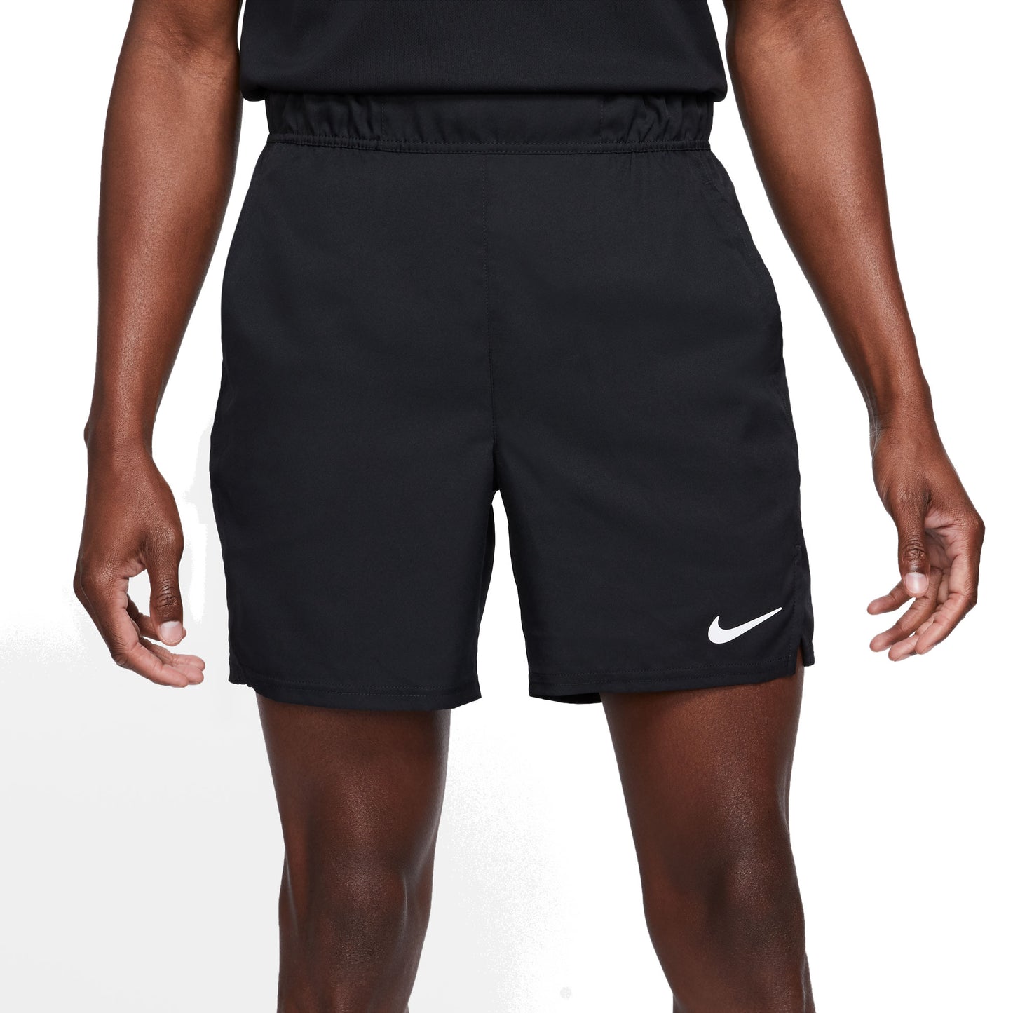 Nike Men's Dri-FIT Victory 7-Inch Shorts (Black/White) - RacquetGuys.ca