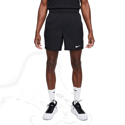 Nike Men's Dri-FIT Victory 7-Inch Shorts (Black/White) - RacquetGuys.ca