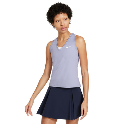Nike Women's Dri-FIT Victory Tank (Indigo Haze/White) - RacquetGuys.ca