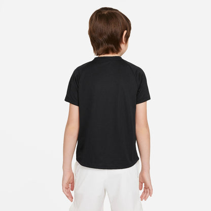 Nike Boys' Dri-FIT Victory Top (Black/White) - RacquetGuys.ca