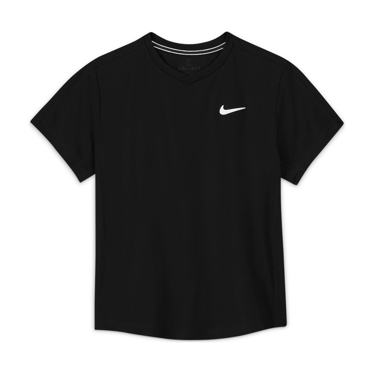 Nike Boys' Dri-FIT Victory Top (Black/White) - RacquetGuys.ca
