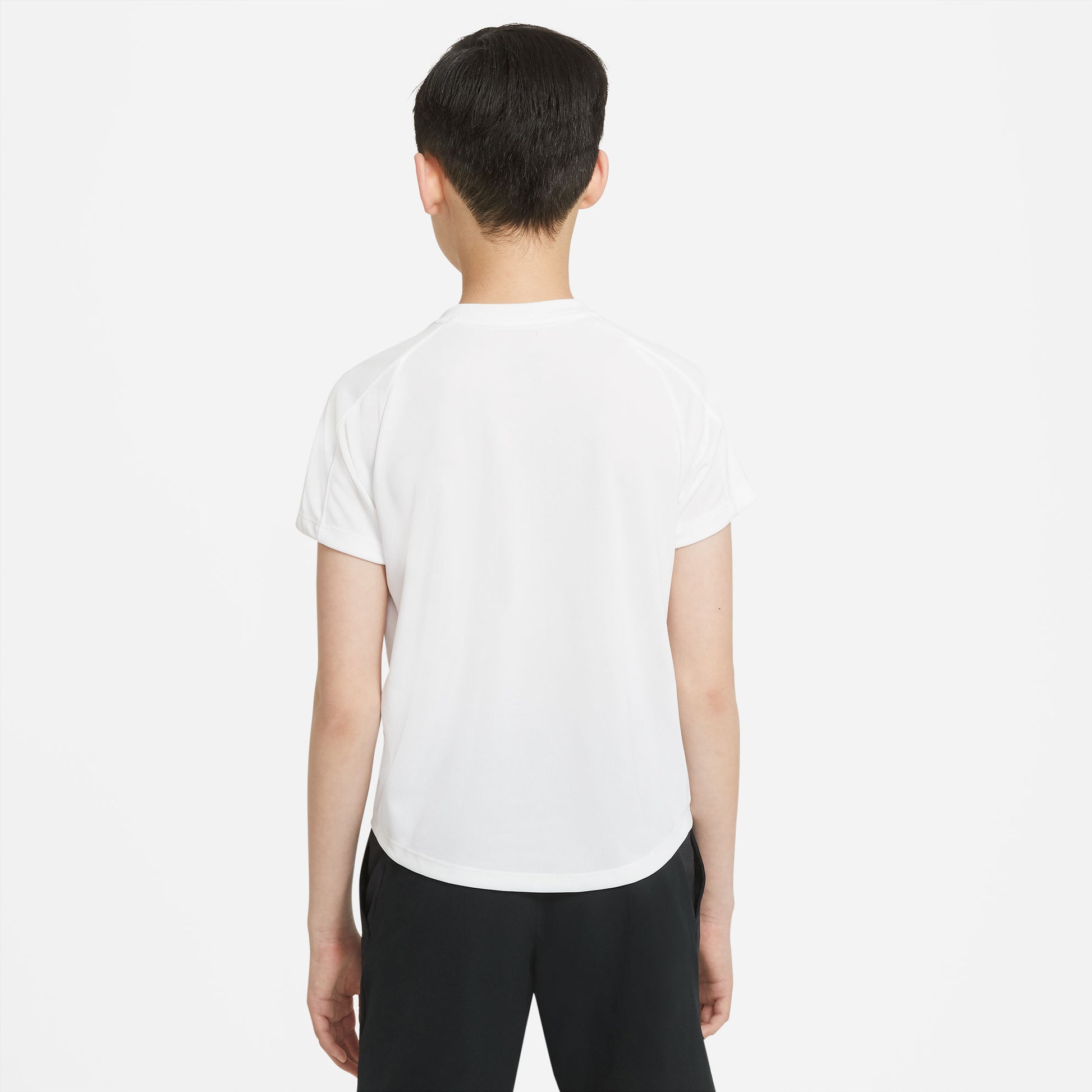 Nike Boys' Dri-FIT Victory Top (White/Black) - RacquetGuys.ca