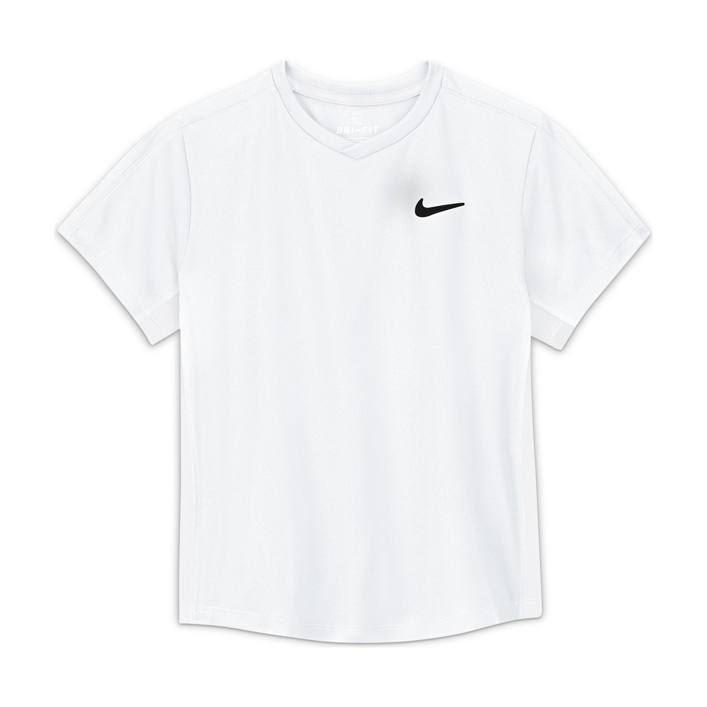 Nike Boys' Dri-FIT Victory Top (White/Black) - RacquetGuys.ca