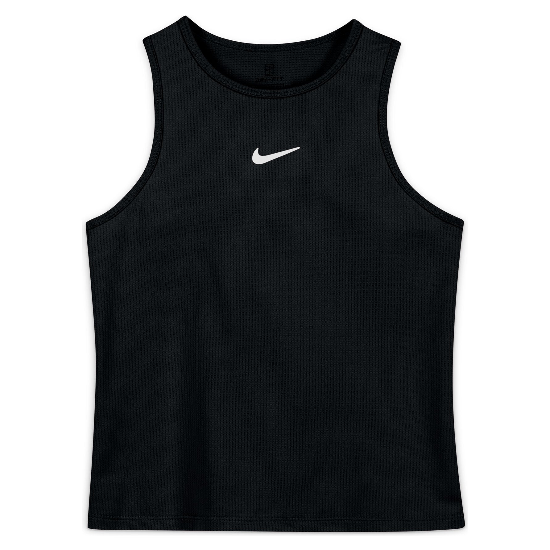Nike Girls' Dri-FIT Victory Tank (Black/White) - RacquetGuys.ca