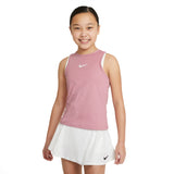 Nike Girls' Dri-FIT Victory Tank (Elemental Pink/White)