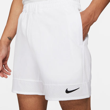 Nike Men's Rafa Dri-FIT ADV 7 Inch Shorts (White/Black) - RacquetGuys.ca