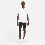 Nike Men's Dri-FIT Blade Polo (White/Black) - RacquetGuys.ca