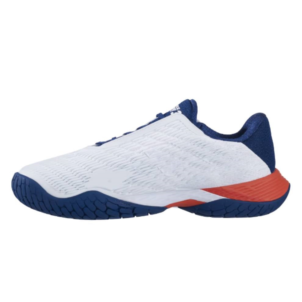 Babolat Propulse Fury AC Men's Tennis Shoe (White/Blue) - RacquetGuys.ca