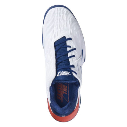 Babolat Propulse Fury AC Men's Tennis Shoe (White/Blue) - RacquetGuys.ca