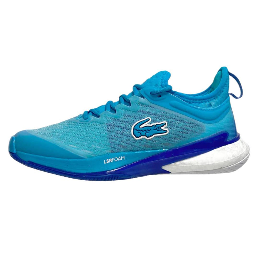 Lacoste AG-LT23 Lite Women's Tennis Shoes (Blue/White) | RacquetGuys.ca