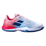 Babolat Jet Mach 3 AC Men's Tennis Shoe (White/Blue)
