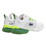 Lacoste AG-LT23 Ultra Women's Tennis Shoes (White/Green) - RacquetGuys.ca