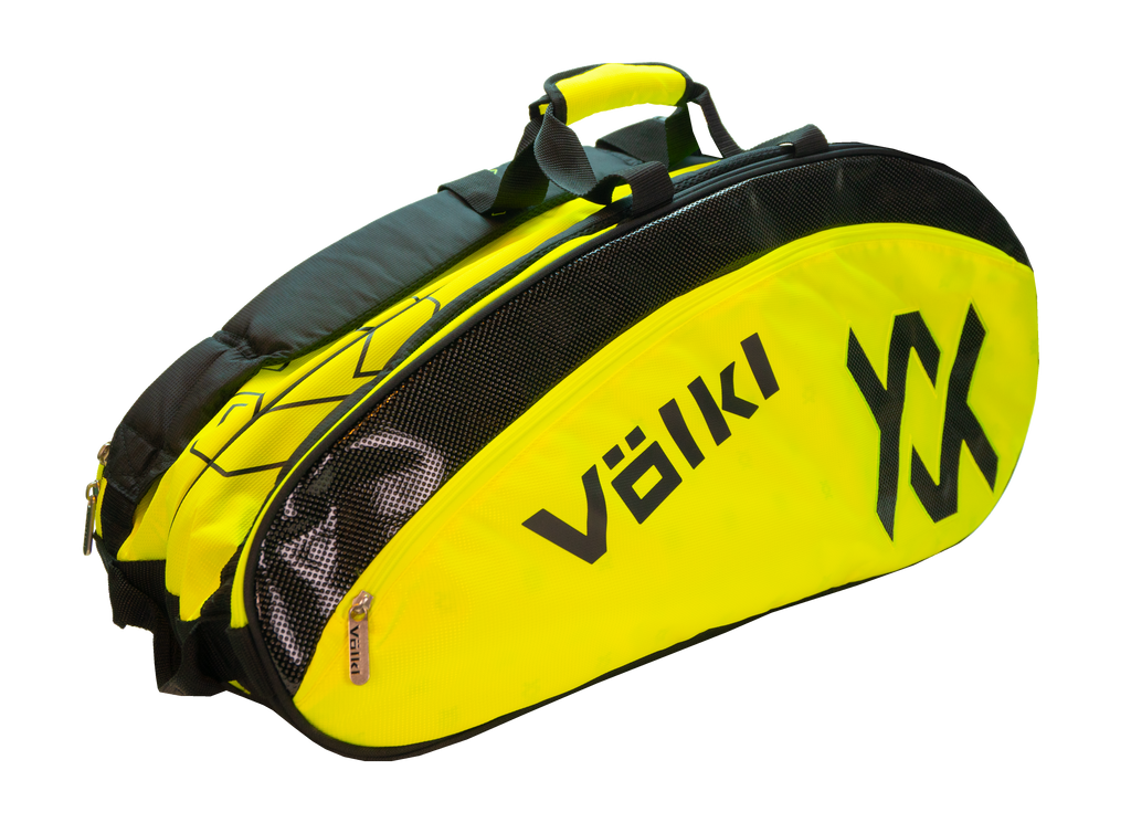 Volkl Tour Combi 6 Pack Racquet Bag (Neon Yellow/Black