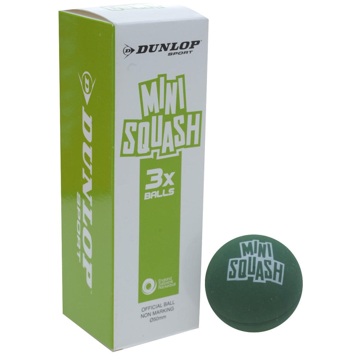 Dunlop Compete Junior Squash Balls 3 Pack - RacquetGuys.ca