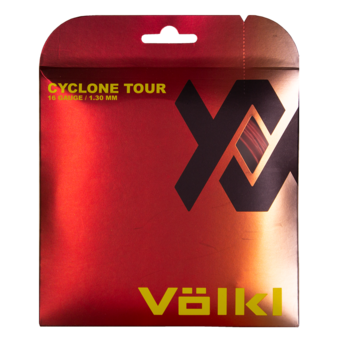 Volkl Cyclone Tour 16 Tennis String (Red) - RacquetGuys.ca