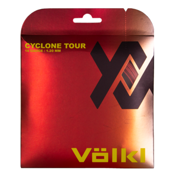 Volkl Cyclone Tour 18 Tennis String (Red) - RacquetGuys.ca