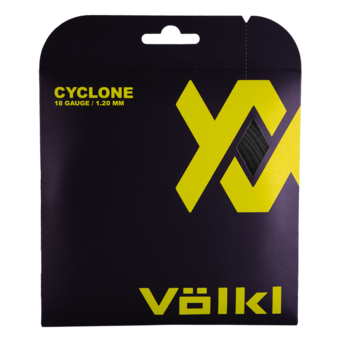Volkl Cyclone 16 Tennis String (Black) - RacquetGuys.ca
