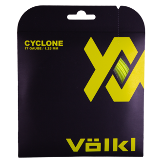 Volkl Cyclone 17 Tennis String (Neon Yellow) - RacquetGuys.ca