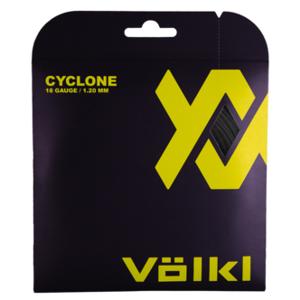Volkl Cyclone 18 Tennis String (Black) - RacquetGuys.ca