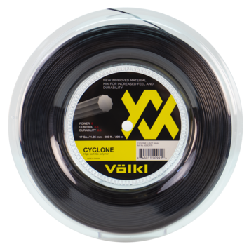 Volkl Cyclone 17 Tennis String Reel (Black) - RacquetGuys.ca
