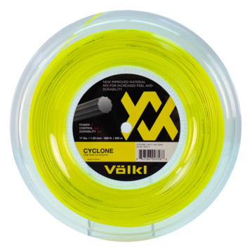 Volkl Cyclone 17 Tennis String Reel (Neon Yellow) - RacquetGuys.ca