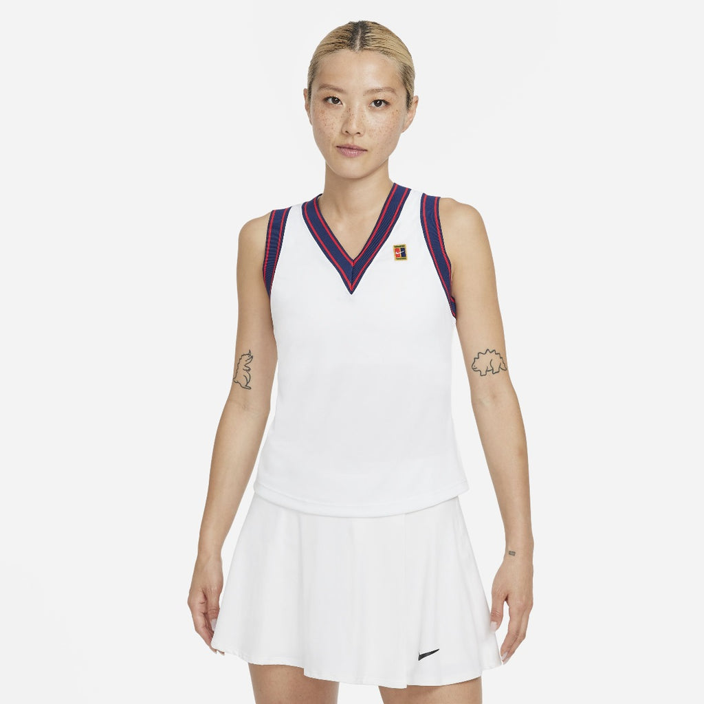 Nike Women's City Sleek Running Tank Top (White, X-Small) : :  Clothing, Shoes & Accessories