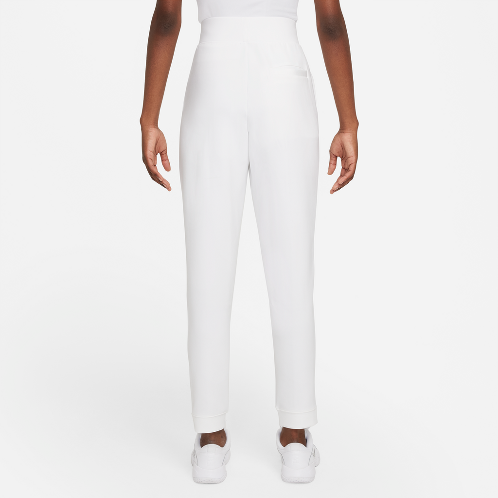 Nike Women's Dri-FIT Heritage Knit Pants (White) | RacquetGuys.ca