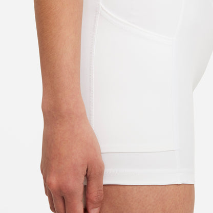 Nike Women's Dri-FIT Club Tennis Skirt (White/Black) - RacquetGuys.ca