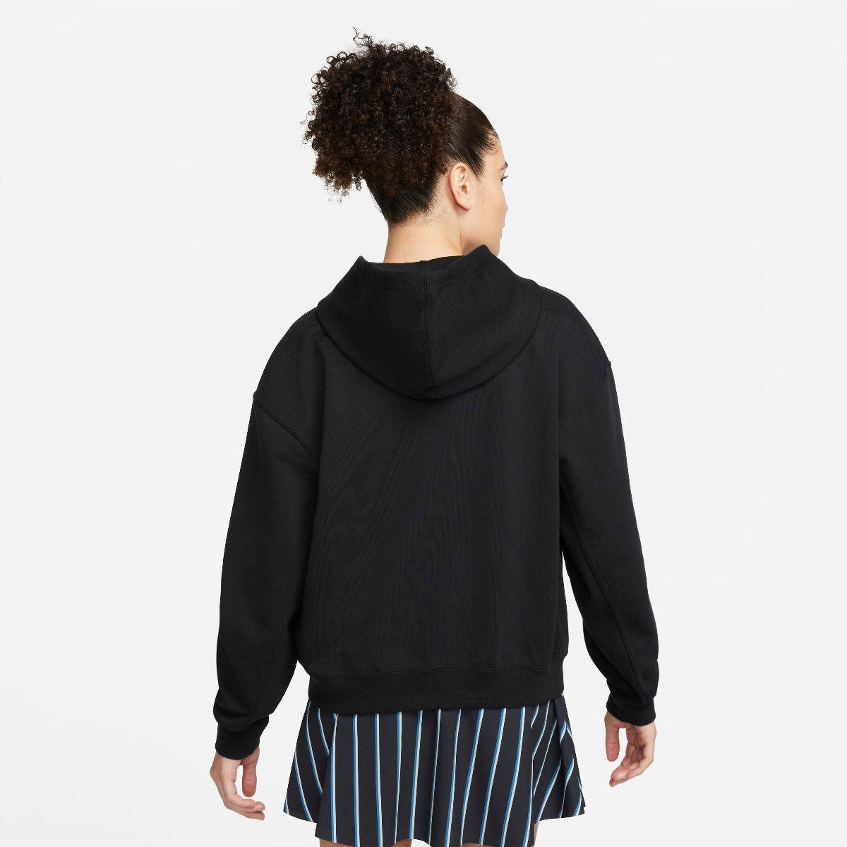 Nike Women's Fleece Heritage Tennis Hoodie (Black) - RacquetGuys.ca