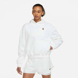 Nike Women's Fleece Heritage Tennis Hoodie (White)