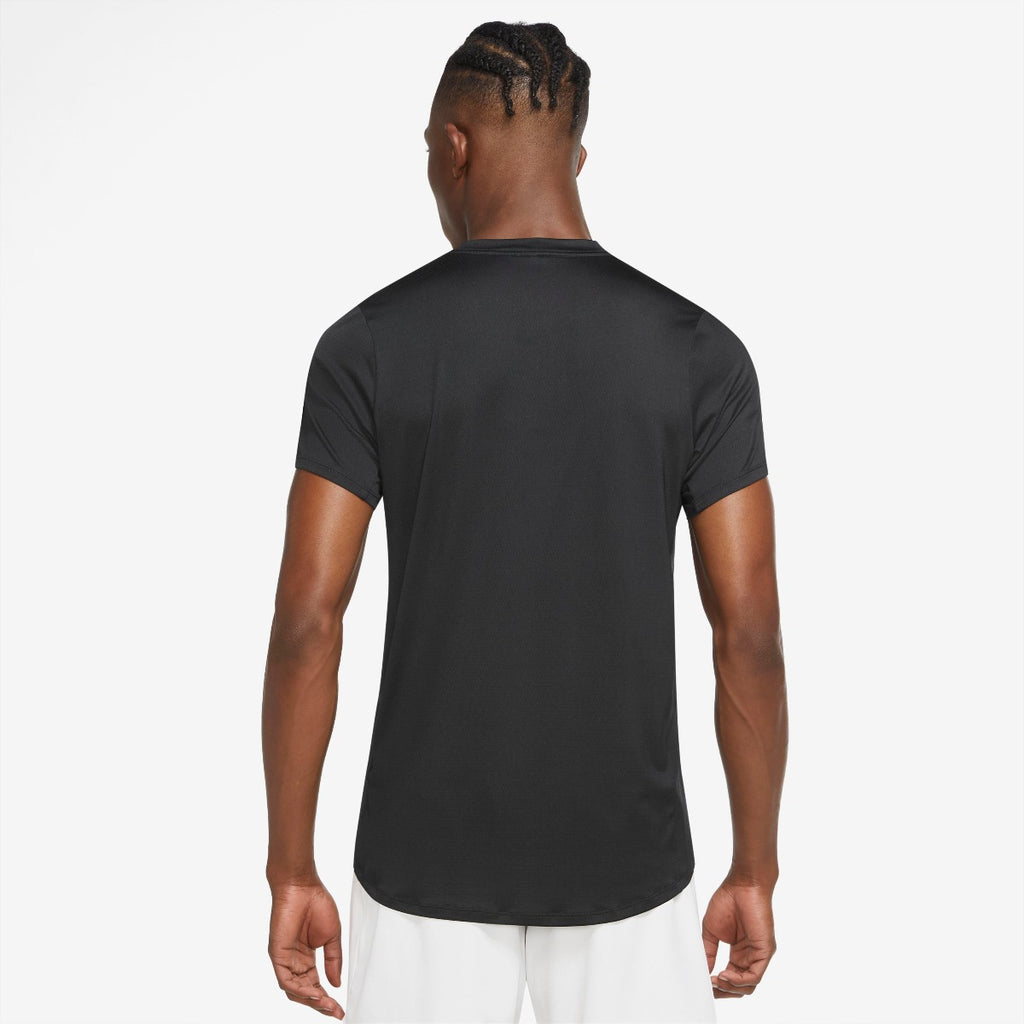 Nike Men's Dri-FIT Advantage Top (Black/White) | RacquetGuys.ca