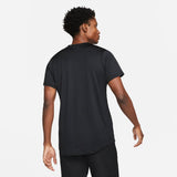 Nike Men's Dri-FIT Advantage Zip Polo (Black/White) - RacquetGuys.ca